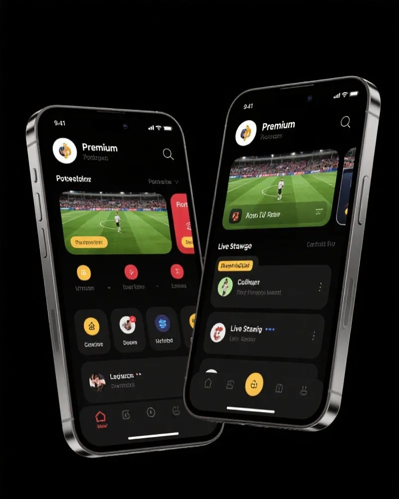 HTH体育 App 界面展示